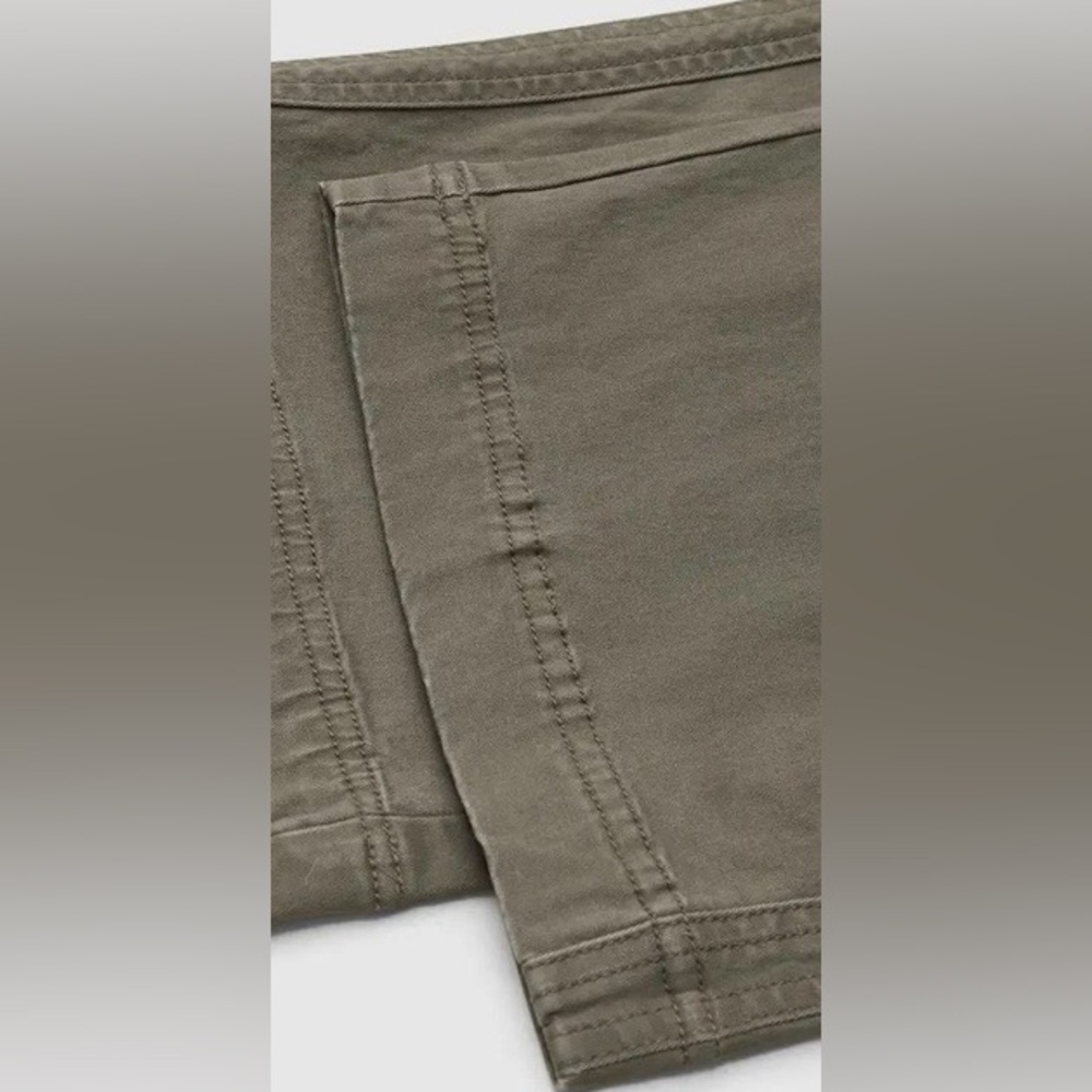 Flamingals Solid Seam Detail Drawstring Mid Rise Straight Leg Pants XL NWT - Picture 8 of 11